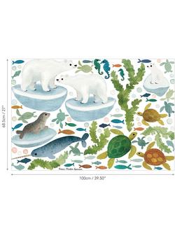 Villa Nova Ocean Antics Wall Stickers, Multi, W577/01, Multi