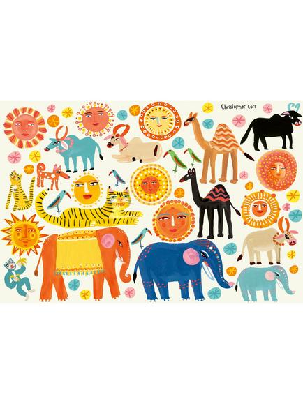 Villa Nova Sundance Wall Stickers, Multi, W578/01, Multi