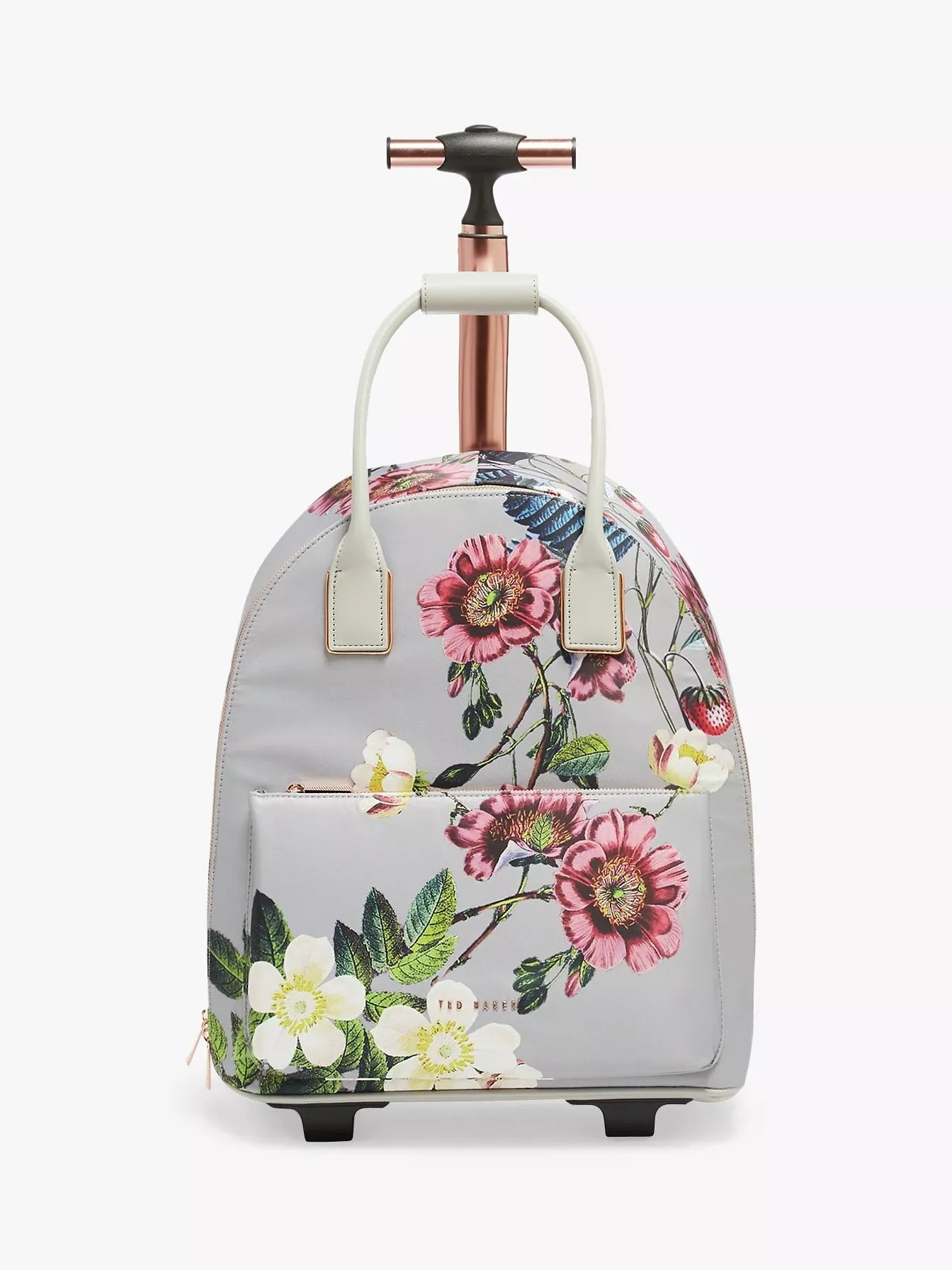 Ted Baker Glloria Bluebell Floral Travel Bag Light Grey