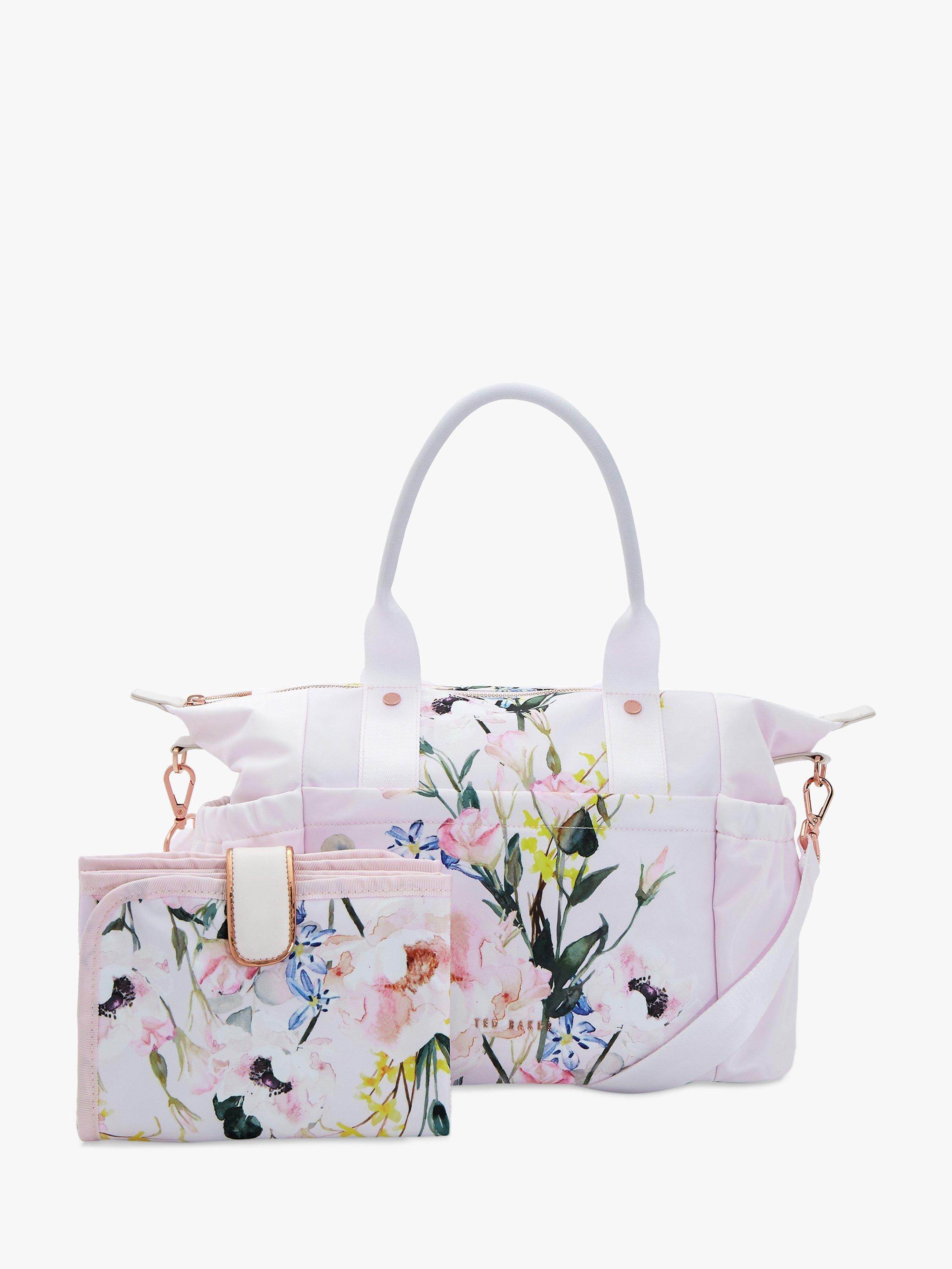 Pink floral ted baker bag online