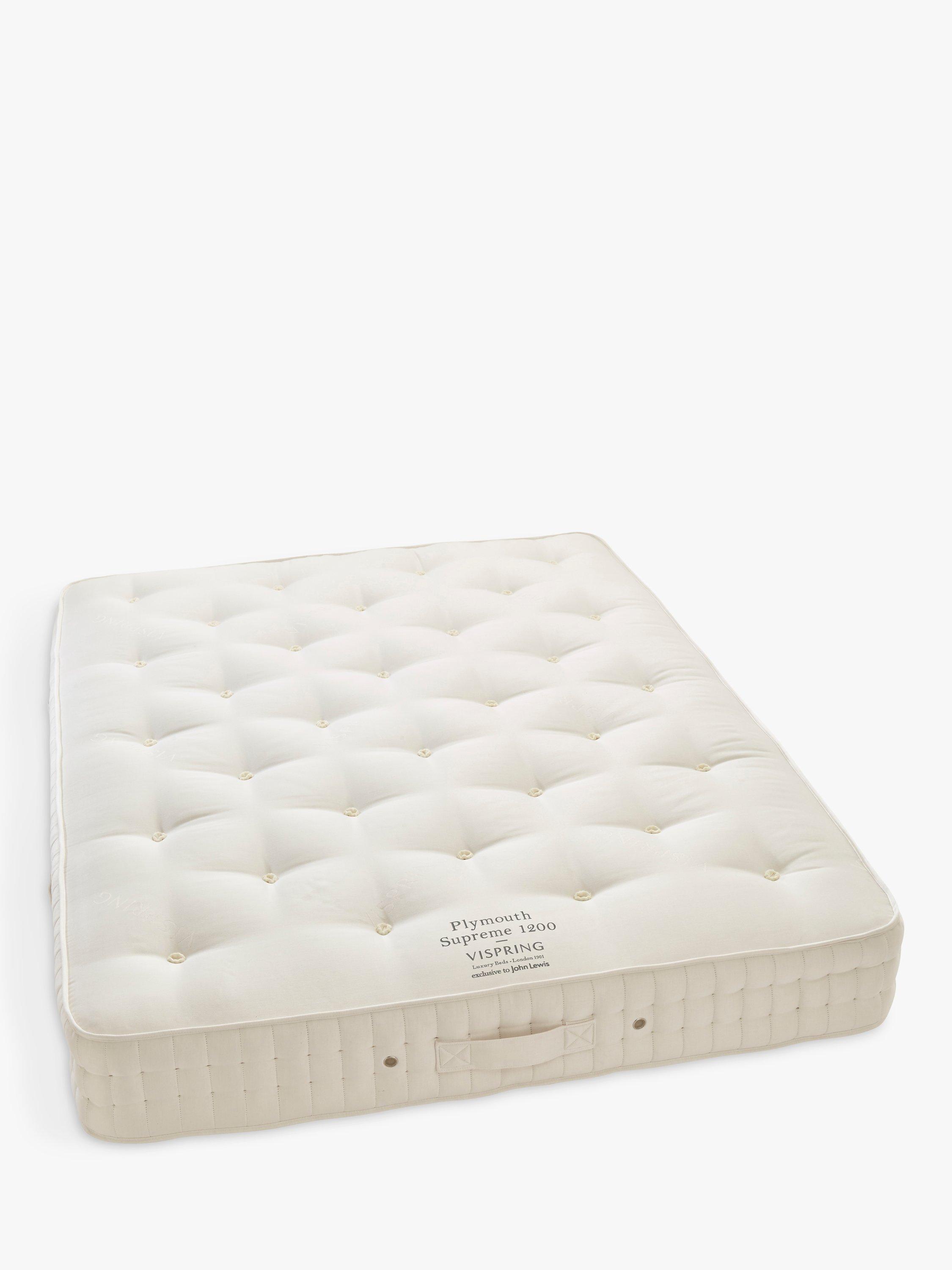 Vispring Plymouth Supreme 1200 Pocket Spring Mattress, Medium Tension, Double