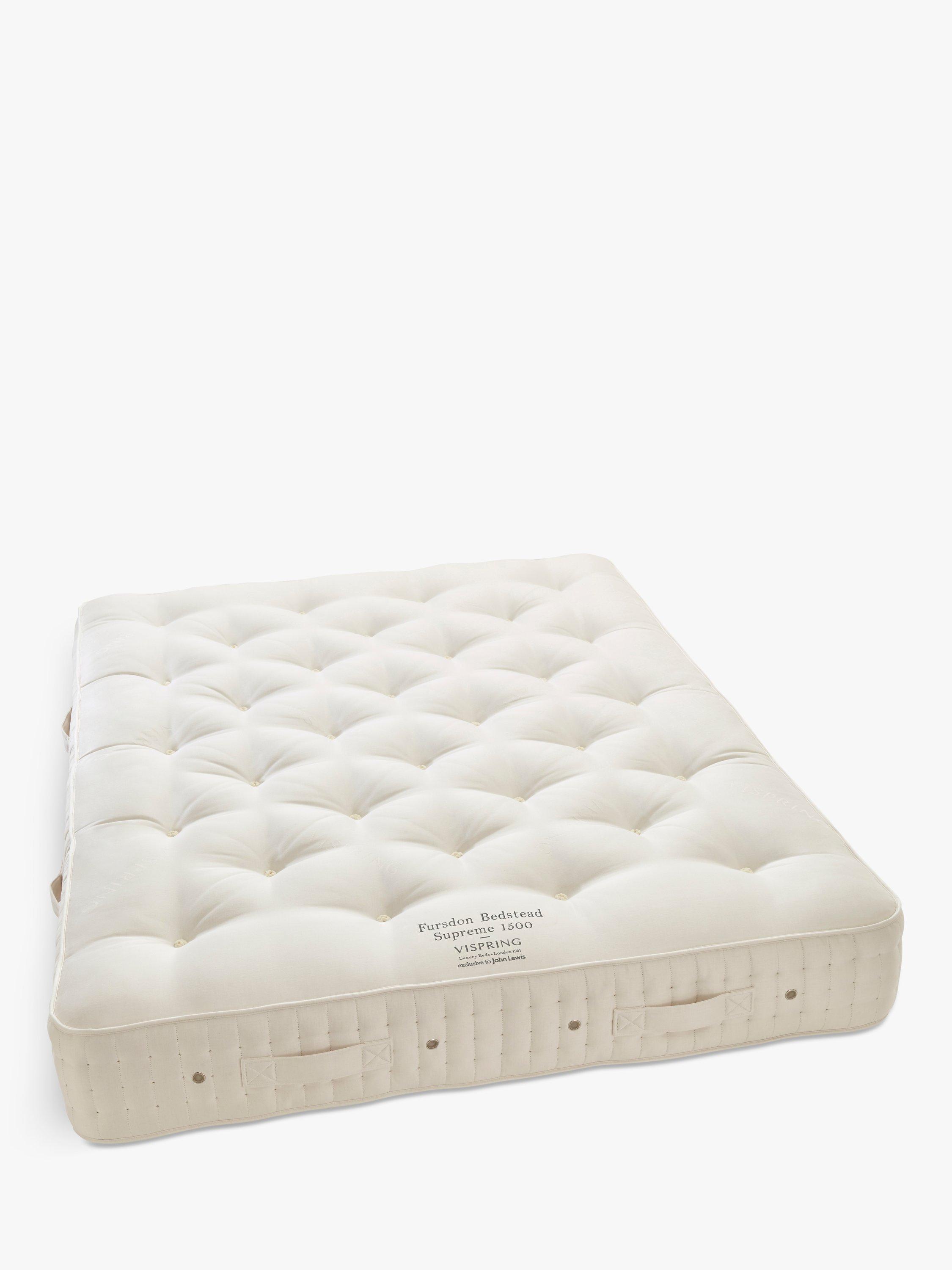 Vispring Fursdon Bedstead Supreme 1500 Pocket Spring Mattress, Medium Tension, King Size