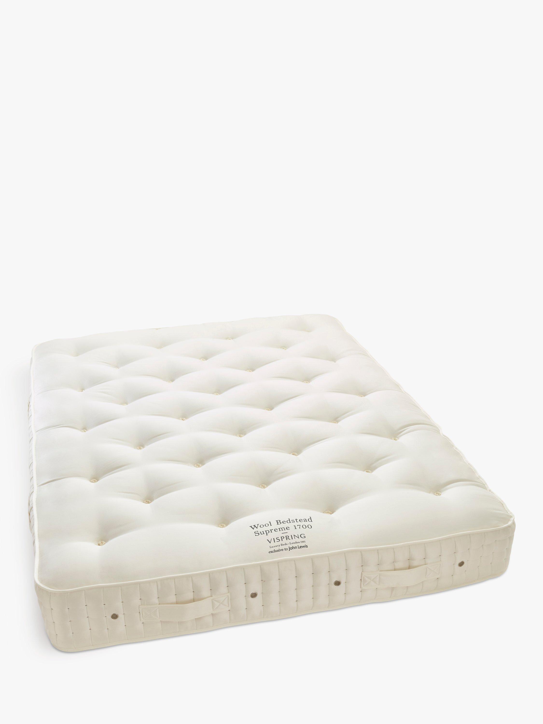Vispring Wool Bedstead Supreme 1700 Pocket Spring Mattress, Medium Tension, Super King Size