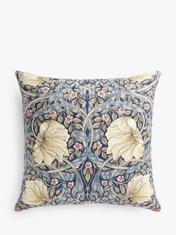 Morris & Co. Pimpernel Cushion, Indigo, Indigo