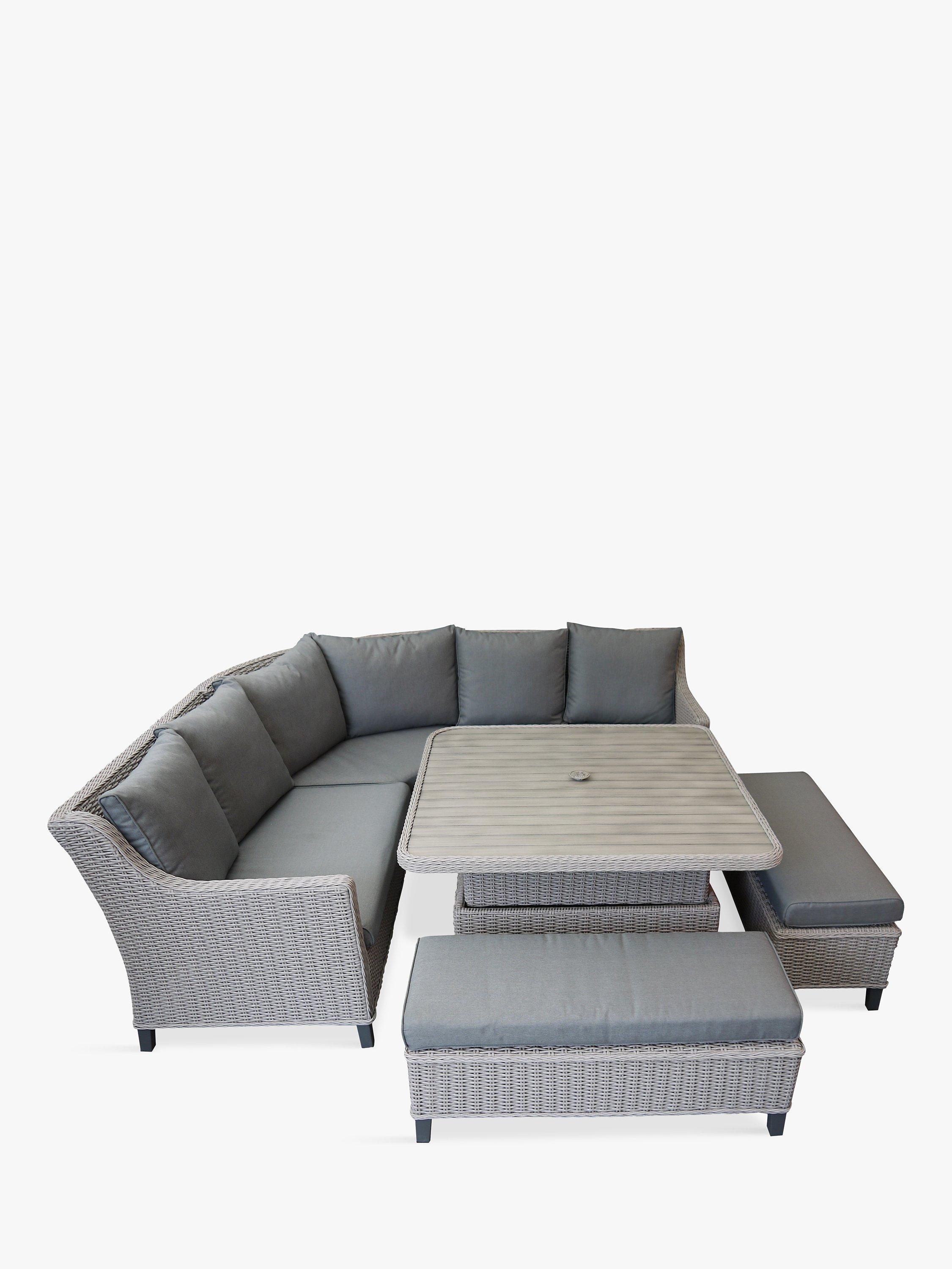 Oslo large square modular dining set sales