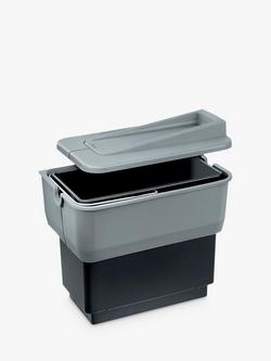 BLANCO Singolo Under Counter Pull-Out Kitchen Bin, 14L, Grey