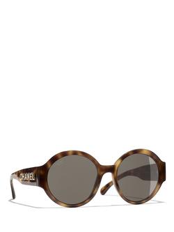 CHANEL Oval Sunglasses CH5410 Havana/Brown, Havana/Brown