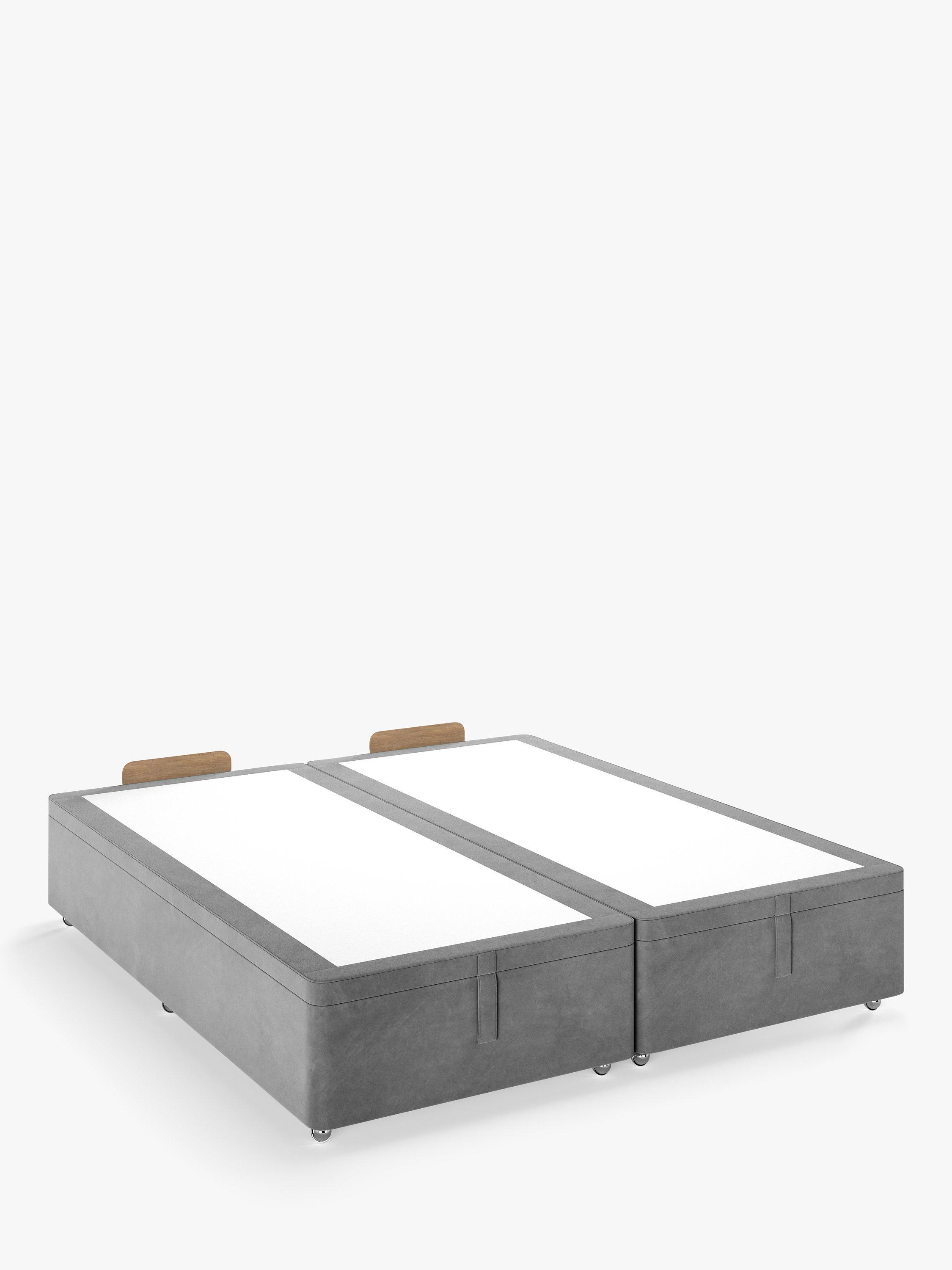John Lewis Non Sprung Classic Maxi Divan Base, Super King Size, Opulence Steel 47