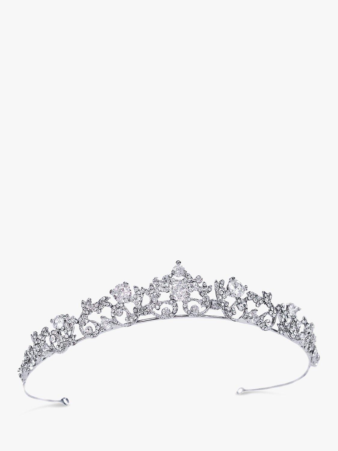 Ivory & Co. Bardot Cubic Zirconia Tiara, Silver/Clear