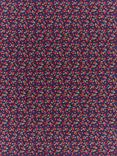 Oddies Textiles Strawberry Print Fabric, Navy