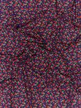 Oddies Textiles Strawberry Print Fabric, Navy