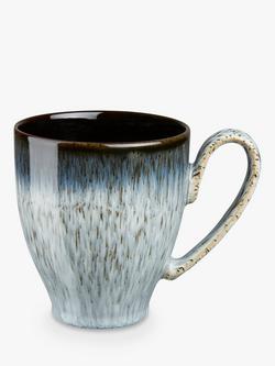 Denby Halo Stoneware Mug, 420ml, Black/Multi, Black/Multi