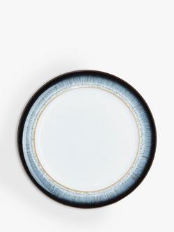 Denby Halo Rim Dinner Plate, 28cm, Black/Multi, Black/Multi