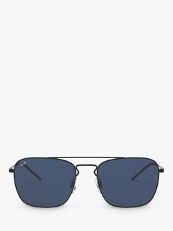 Ray-Ban RB3588 Men's Square Sunglasses - view 2, Black/Blue