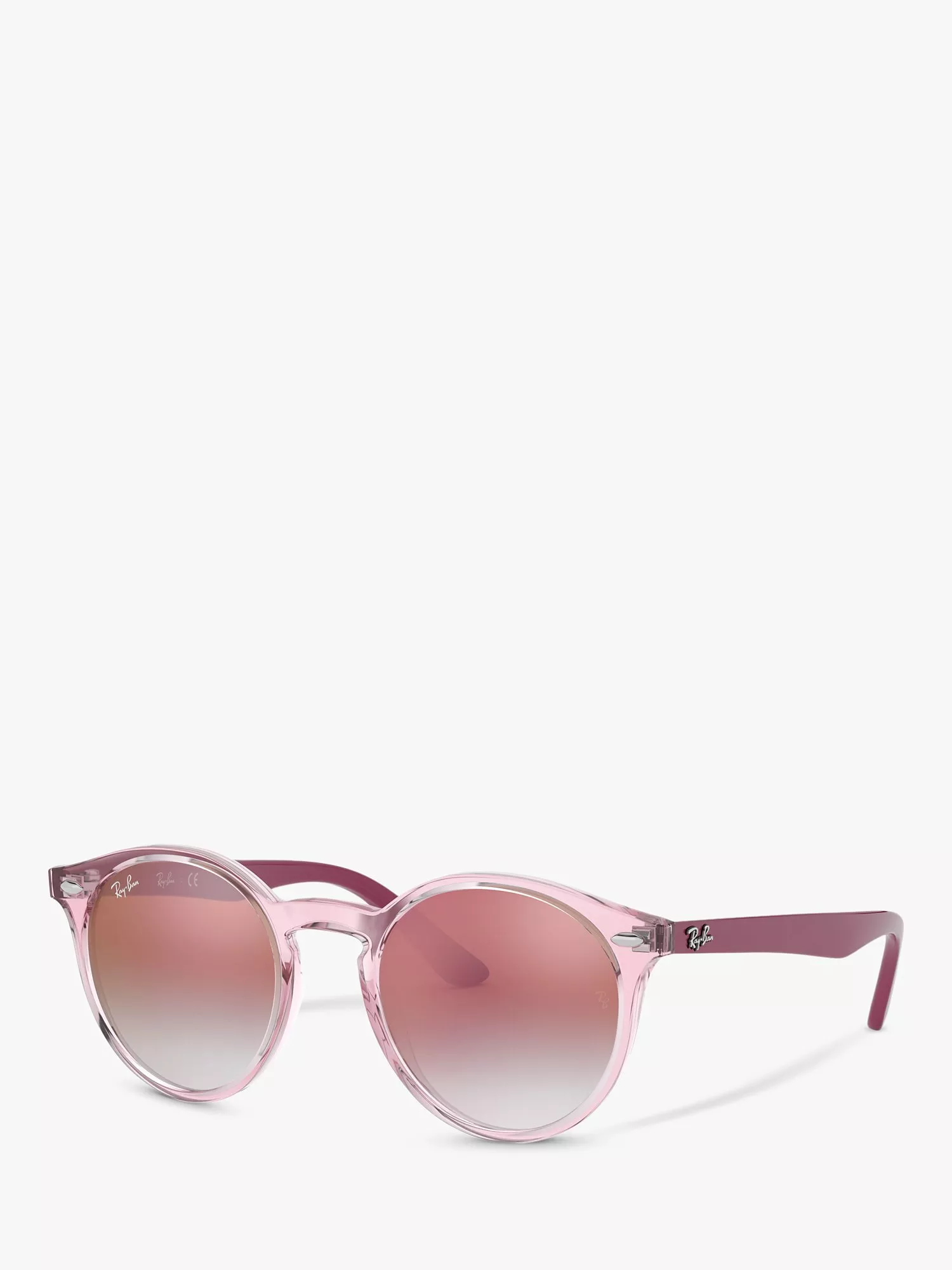 Pink tinted ray bans best sale