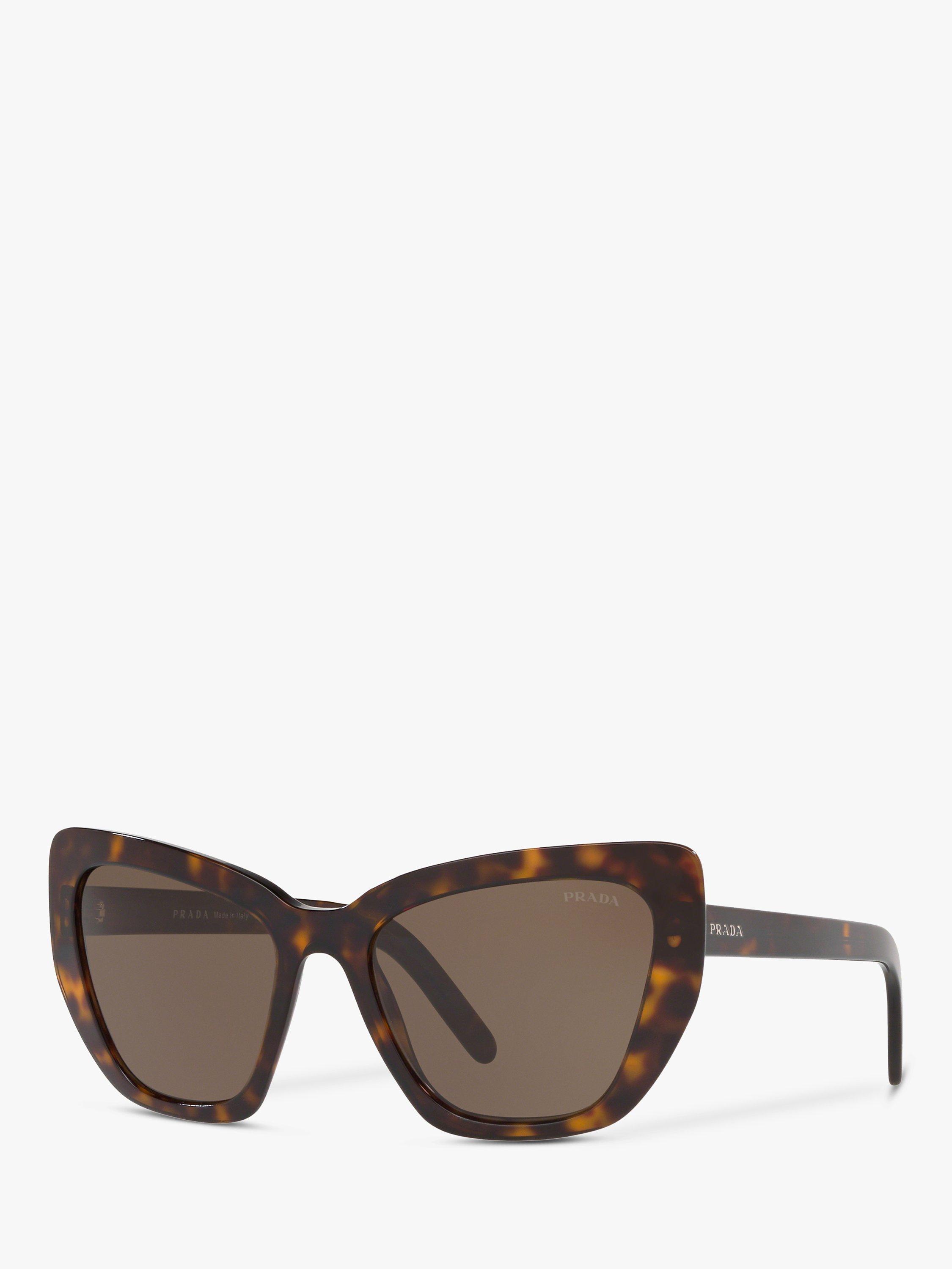 Prada PR 08VS Women's Cat's Eye Sunglasses, Havana/Brown