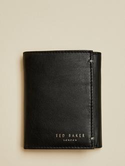 Ted Baker Jonnys Leather Wallet, Black, 