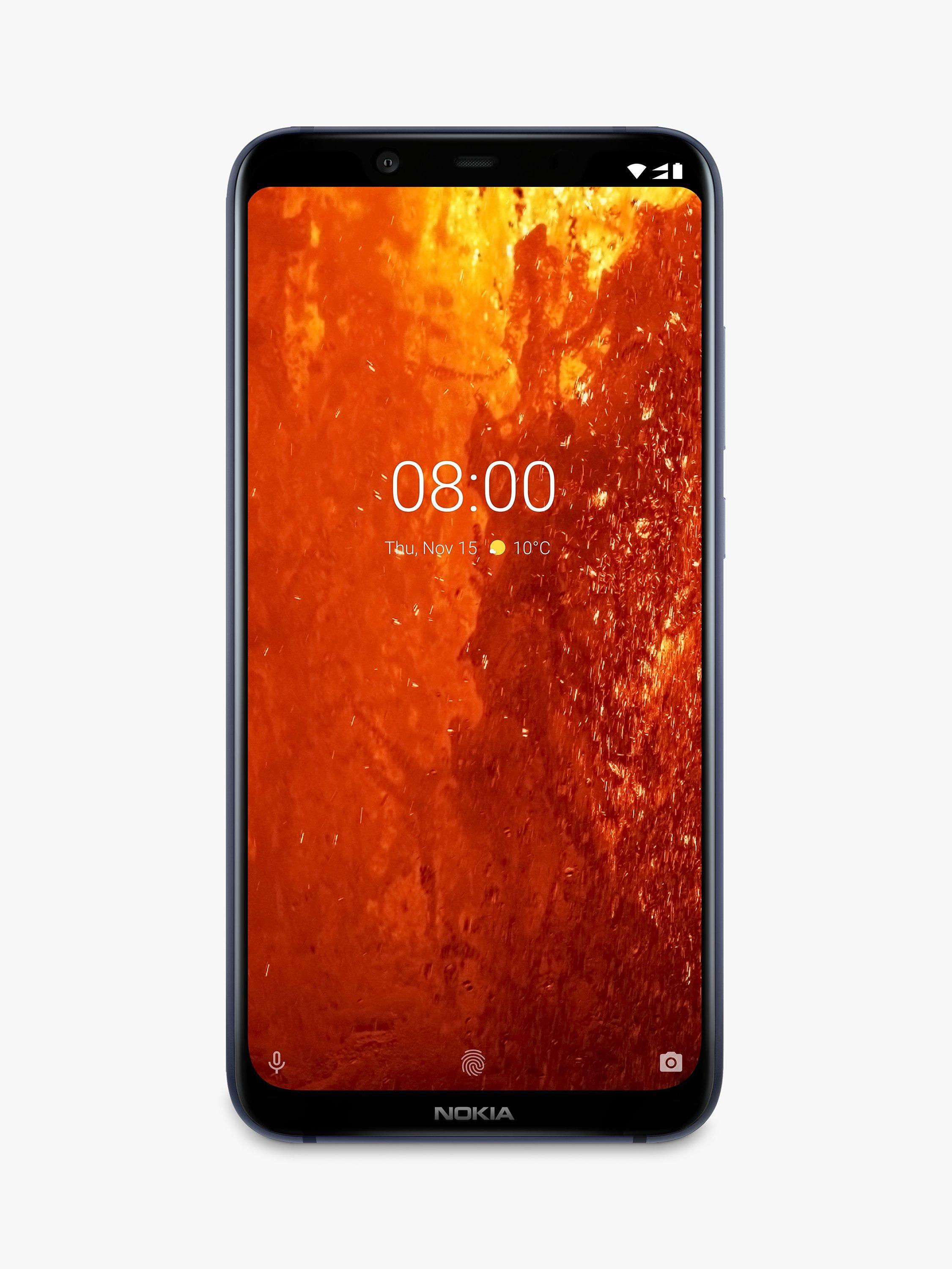 Nokia 8.1 Smartphone, Android, 6.18”, 4G LTE, SIM Free, 64GB