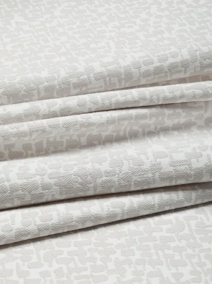 John Lewis Yin Furnishing Fabric - view 2, Putty