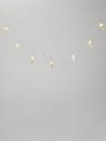 John Lewis Peg Clip Line Lights, Clear