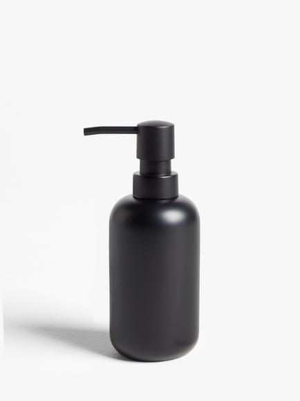 John Lewis Matt Finish Soap Dispenser, Black