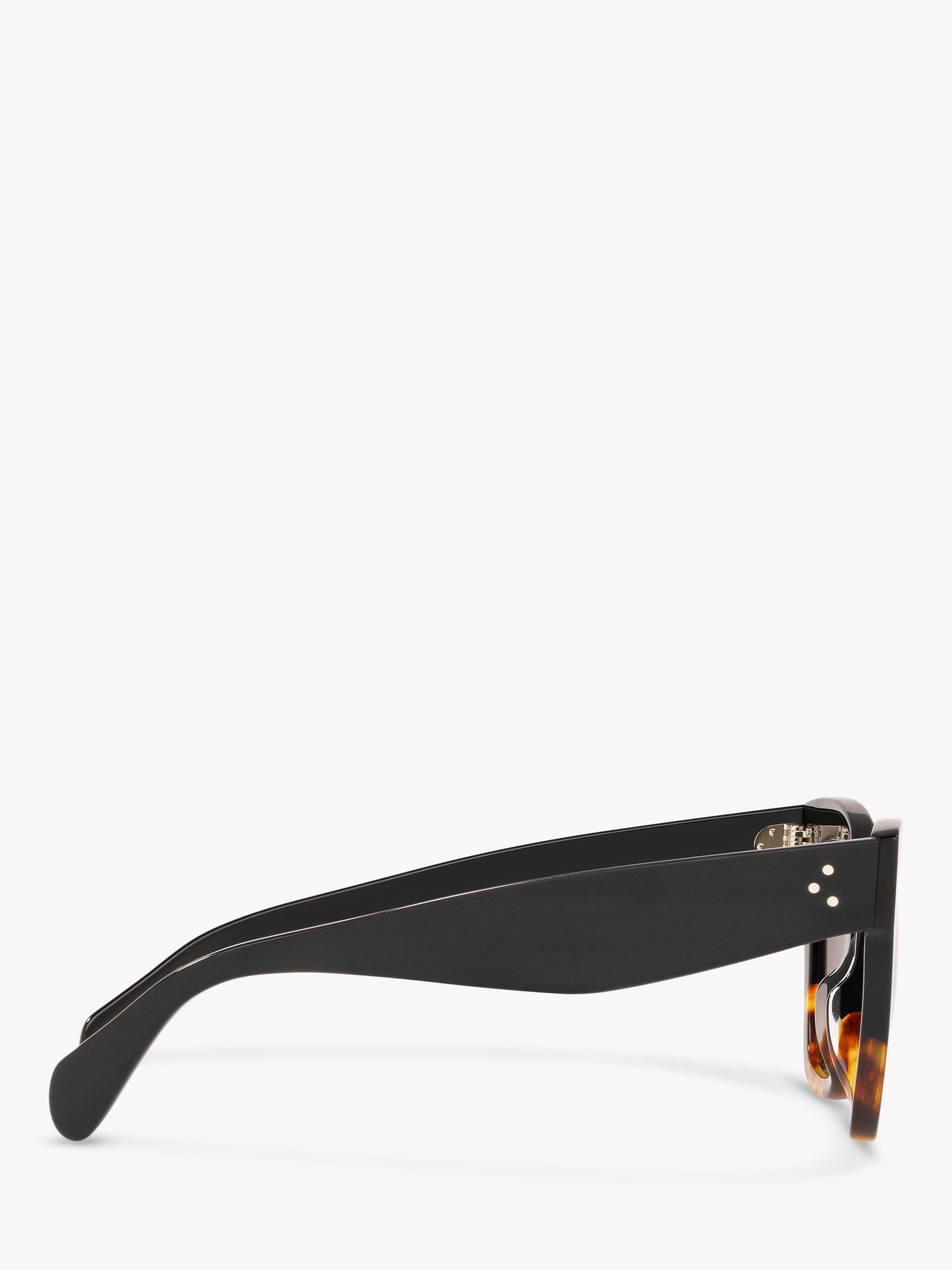 Product image 10 of 11, which shows Celine CL4004IN Women's Cat's Eye Sunglasses, Brown/Grey