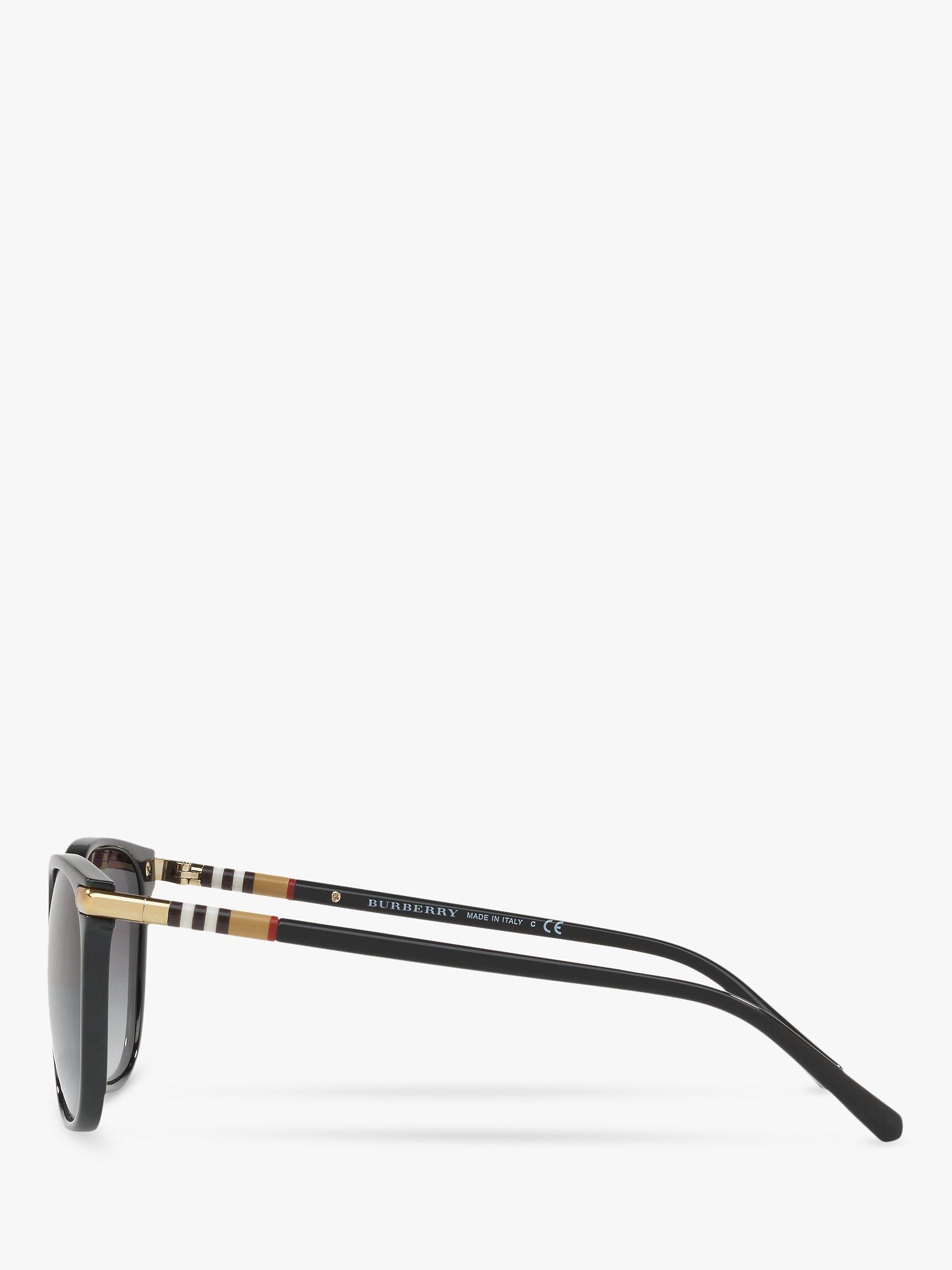 Product image 4 of 11, which shows Burberry BE4262 Women's Square Sunglasses, Black