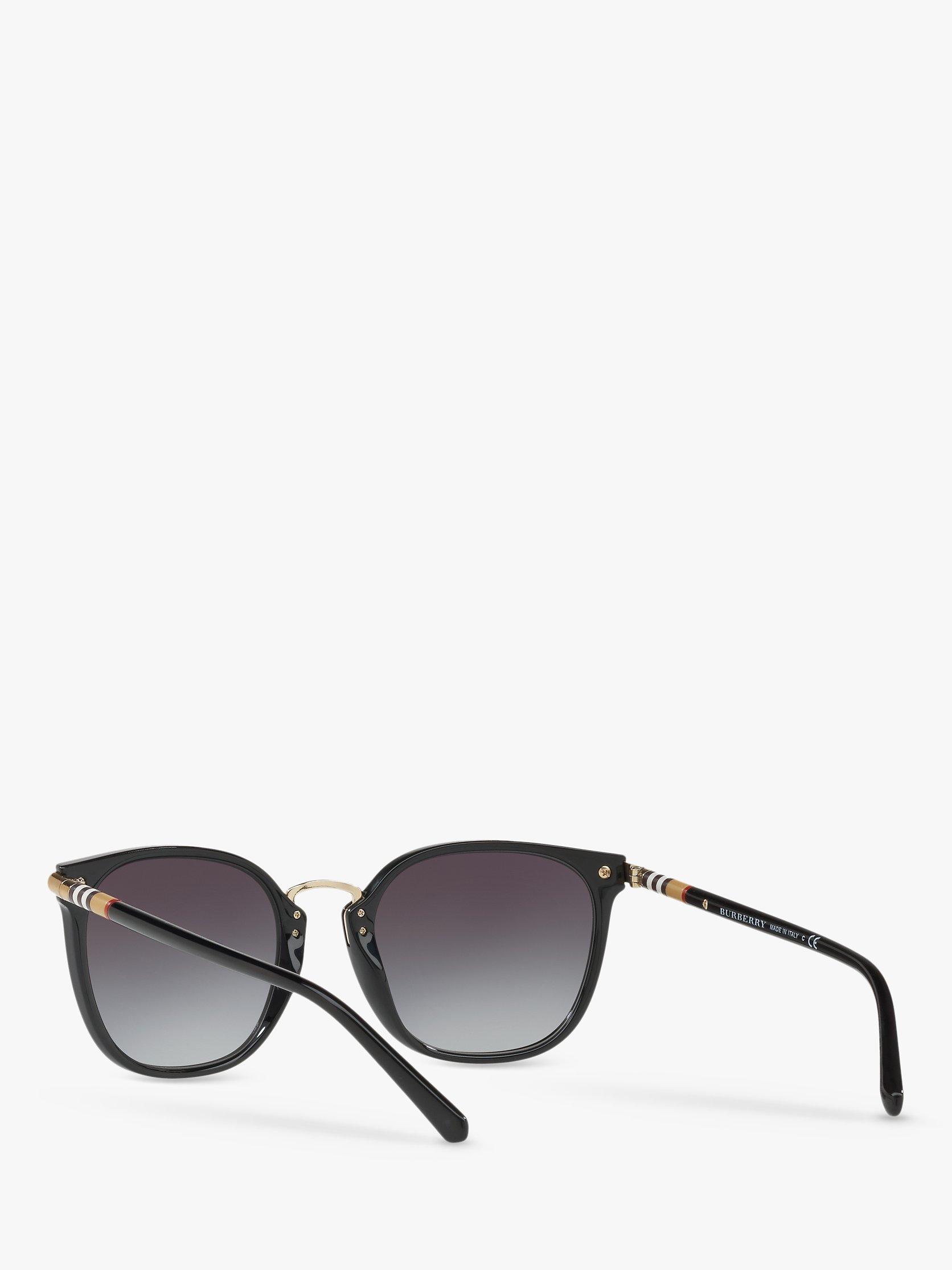 Product image 6 of 11, which shows Burberry BE4262 Women's Square Sunglasses, Black