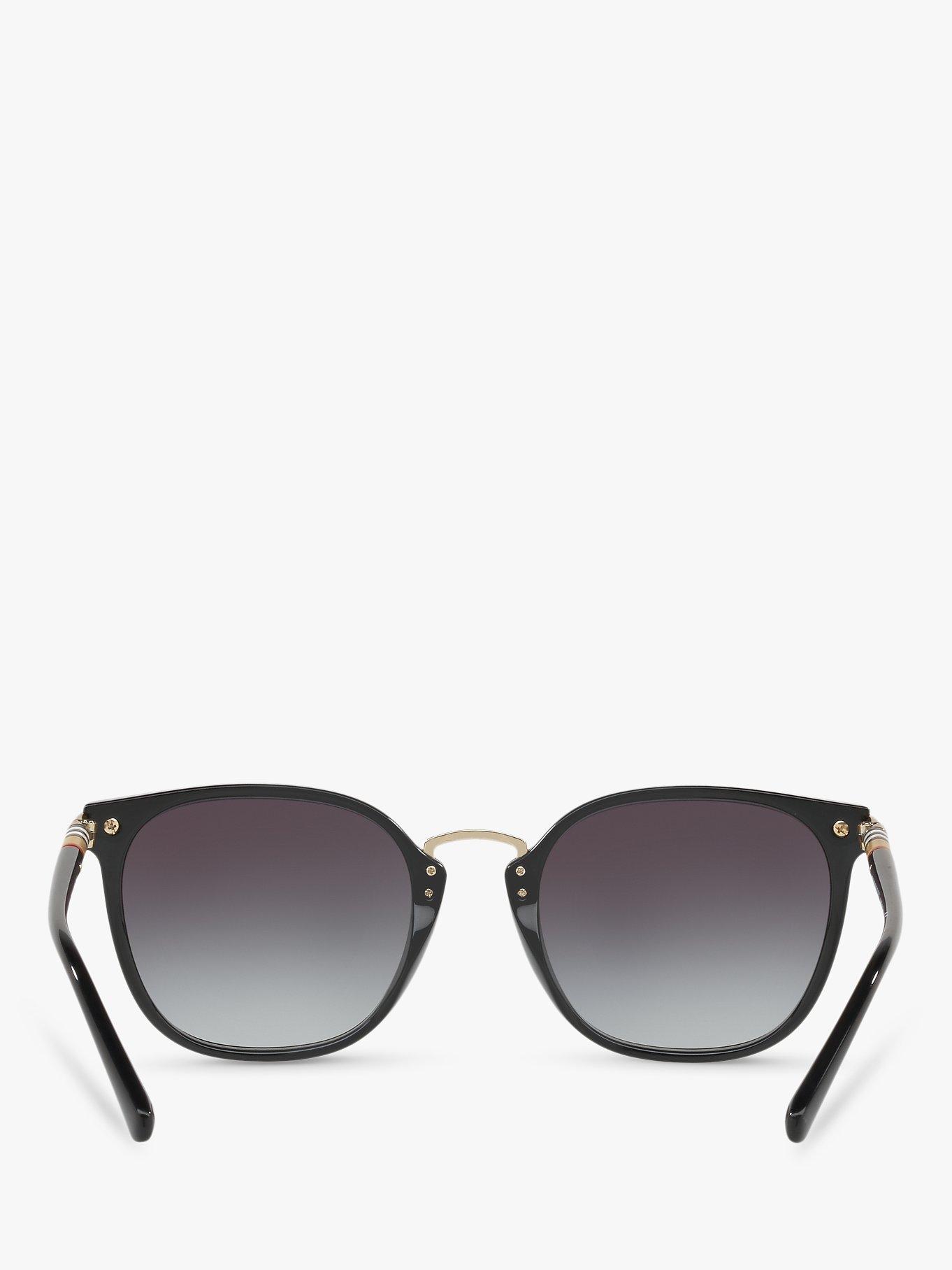 Product image 7 of 11, which shows Burberry BE4262 Women's Square Sunglasses, Black