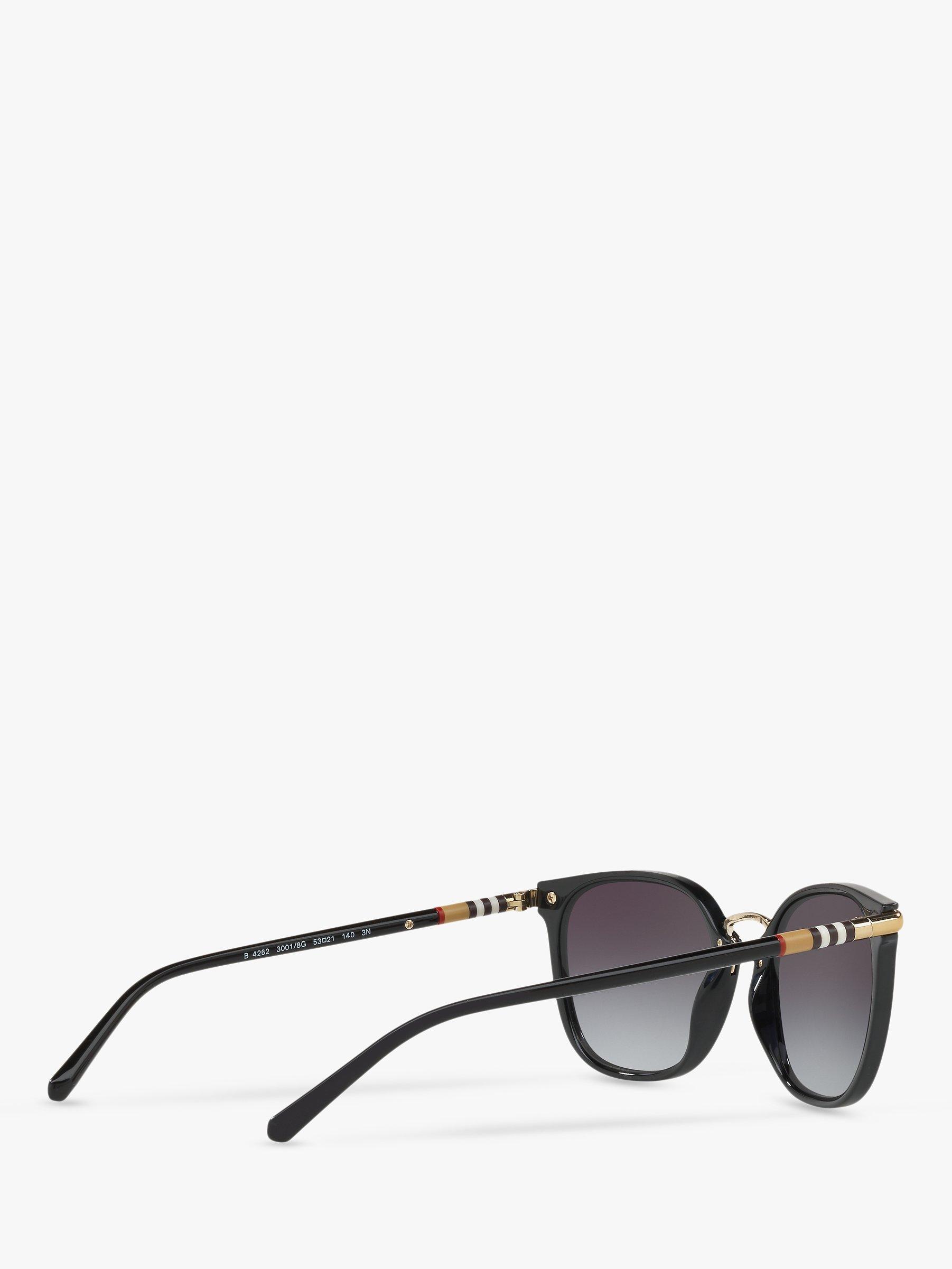 Product image 9 of 11, which shows Burberry BE4262 Women's Square Sunglasses, Black