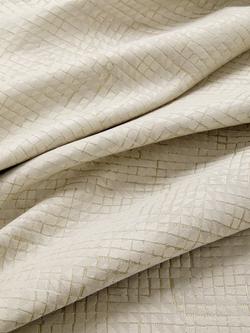 John Lewis Loki Squares Furnishing Fabric - view 2, Champagne