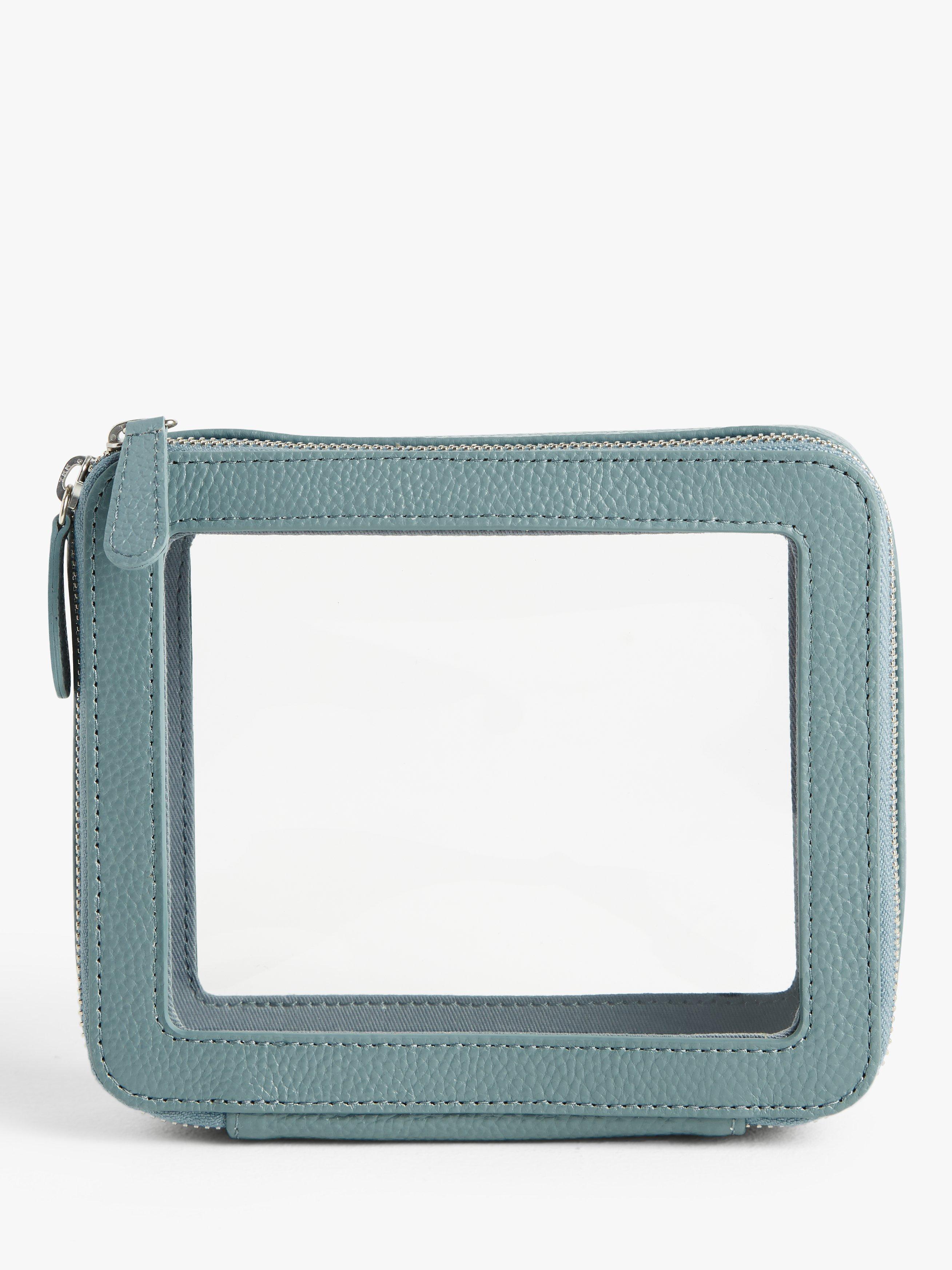 John Lewis & Partners Leather Travel Wash Bag