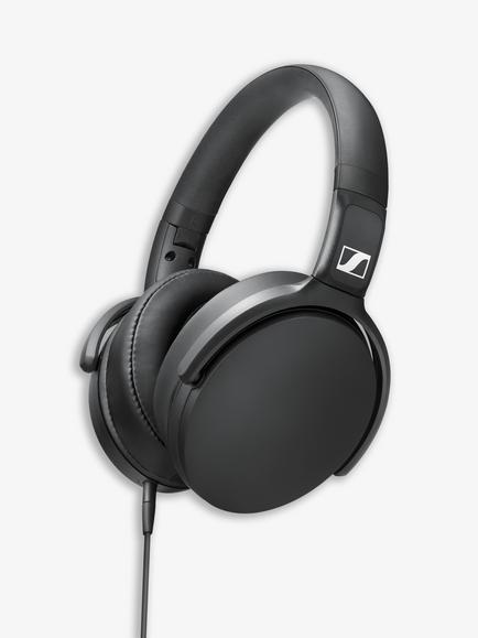 Sennheiser HD 400S Over-Ear Headphones with Mic/Remote, Black, Black