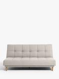 John Lewis Linear Medium 2 Seater Sofa Bed, Light Leg