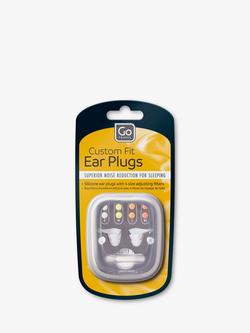 Go Travel Custom Fit Ear Plugs, White