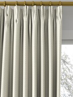 John Lewis Herringbone Made to Measure Curtains or Roman Blind, Putty - view 2, Putty