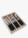 Laguiole by Jean Dubost Black Cutlery, Black