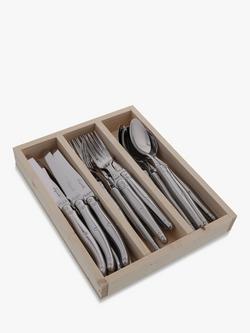 Laguiole Cutlery Set, 18 Piece/6 Place Settings, Stainless Steel - view 2, Stainless Steel