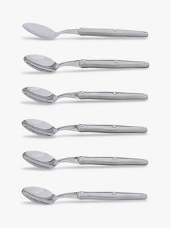 Laguiole Stainless Steel Teaspoons, Set of 6, Stainless Steel