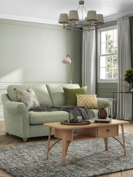 John Lewis Camber Double Sofa Bed, Light Leg - view 2, 