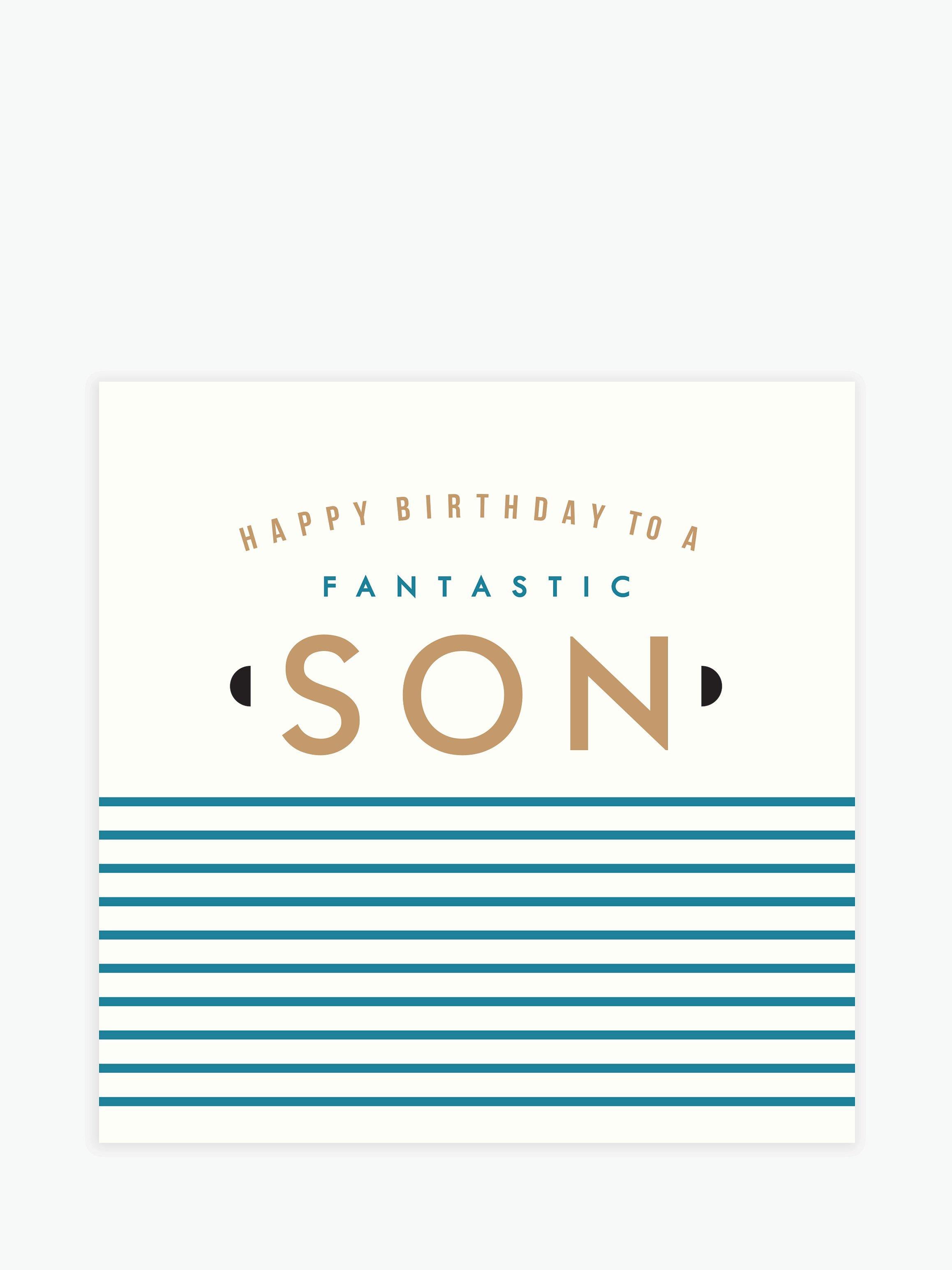 Pigment Fantastic Son Birthday Card