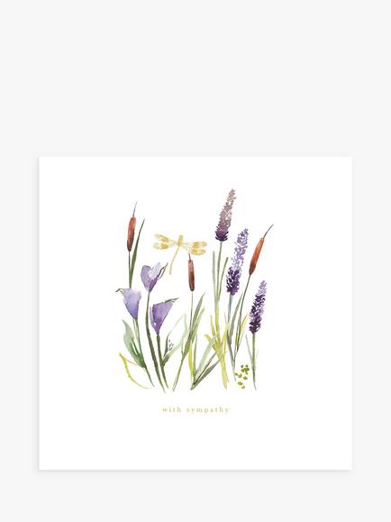 Woodmansterne Dragonfly Sympathy Card, 