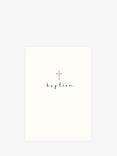 Woodmansterne Cross Baptism Card