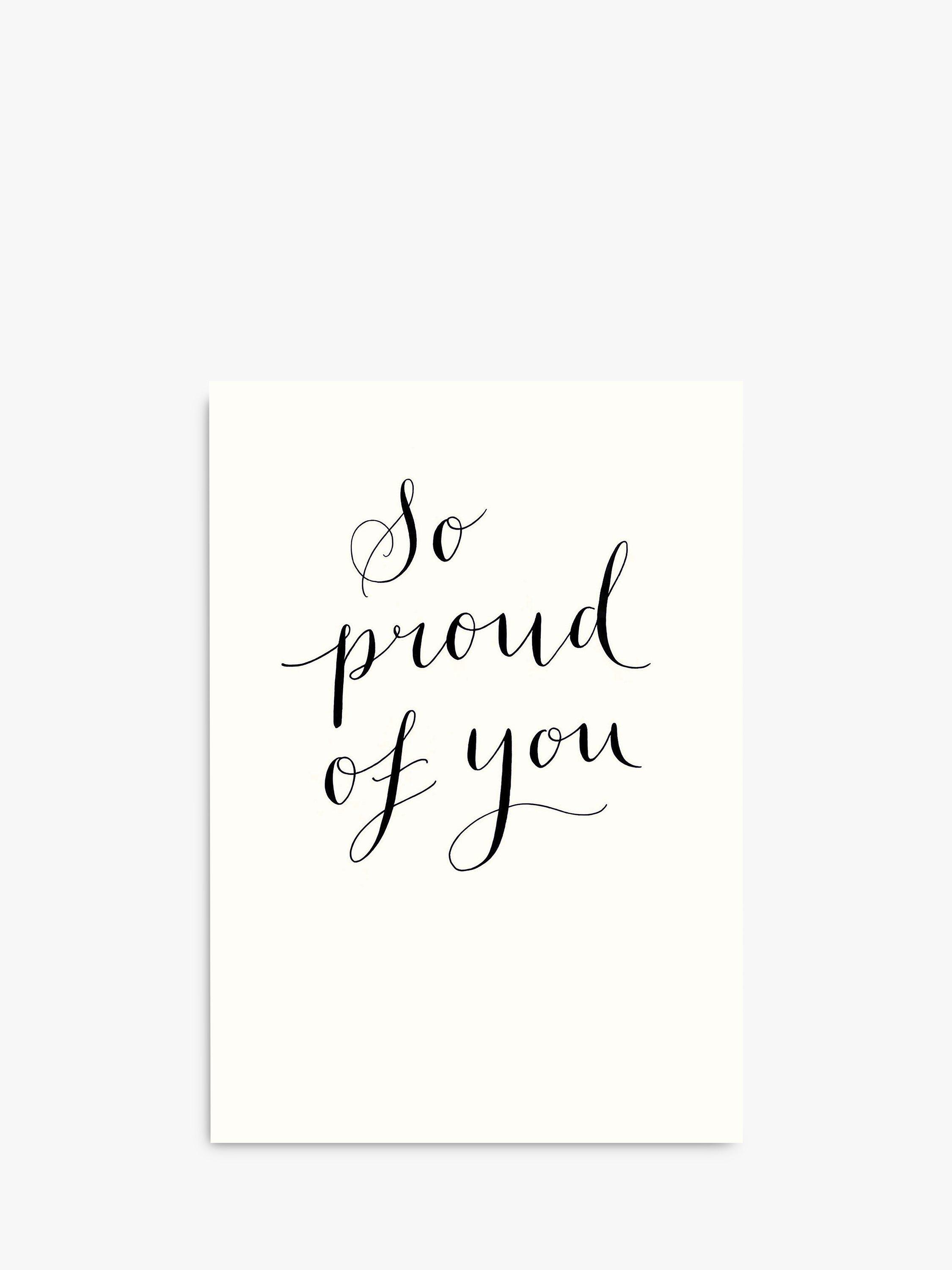 Woodmansterne Proud of You Congratulations Card