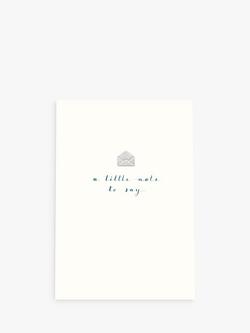 Woodmansterne A Little Note Thank You Card, 