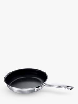 Le Creuset 3-Ply Stainless Steel Non-Stick Frying Pans, Set of 2 - view 2, Silver