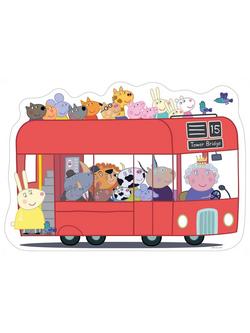 Peppa Pig Ravensburger London Bus Giant Floor Jigsaw Puzzle, 24 Piece - view 2, 