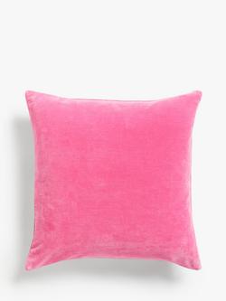 John Lewis Java Cushion - view 2, Pink