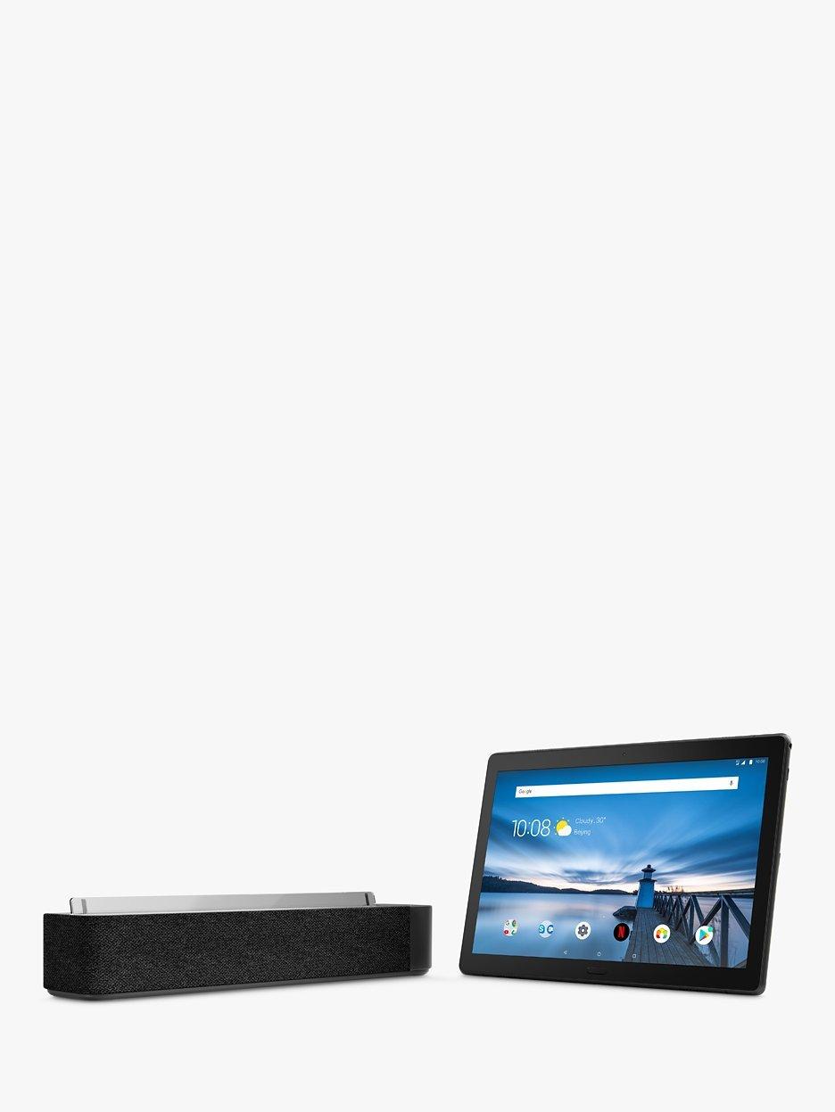 Lenovo P10 TB-X705F Tablet, Android, Wi-Fi, 3GB RAM, 32GB eMMC, 10.1" HD, Aurora Black and Smart Dock Bundle