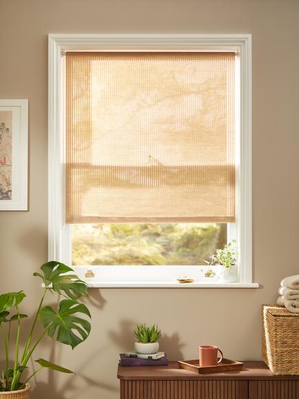 John Lewis Jute Effect Daylight Roller Blind, Natural
